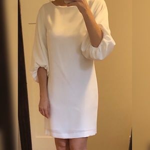 NWT White Lined Spring Dress BANANA REPUBLIC Sz 2